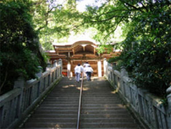 本堂への石段