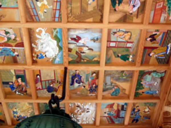 繁多寺鐘楼堂の天井絵