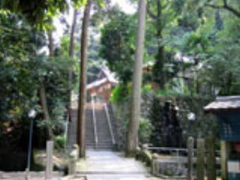 第64前神寺本堂へ続く道