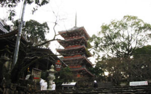 竹林寺五重塔